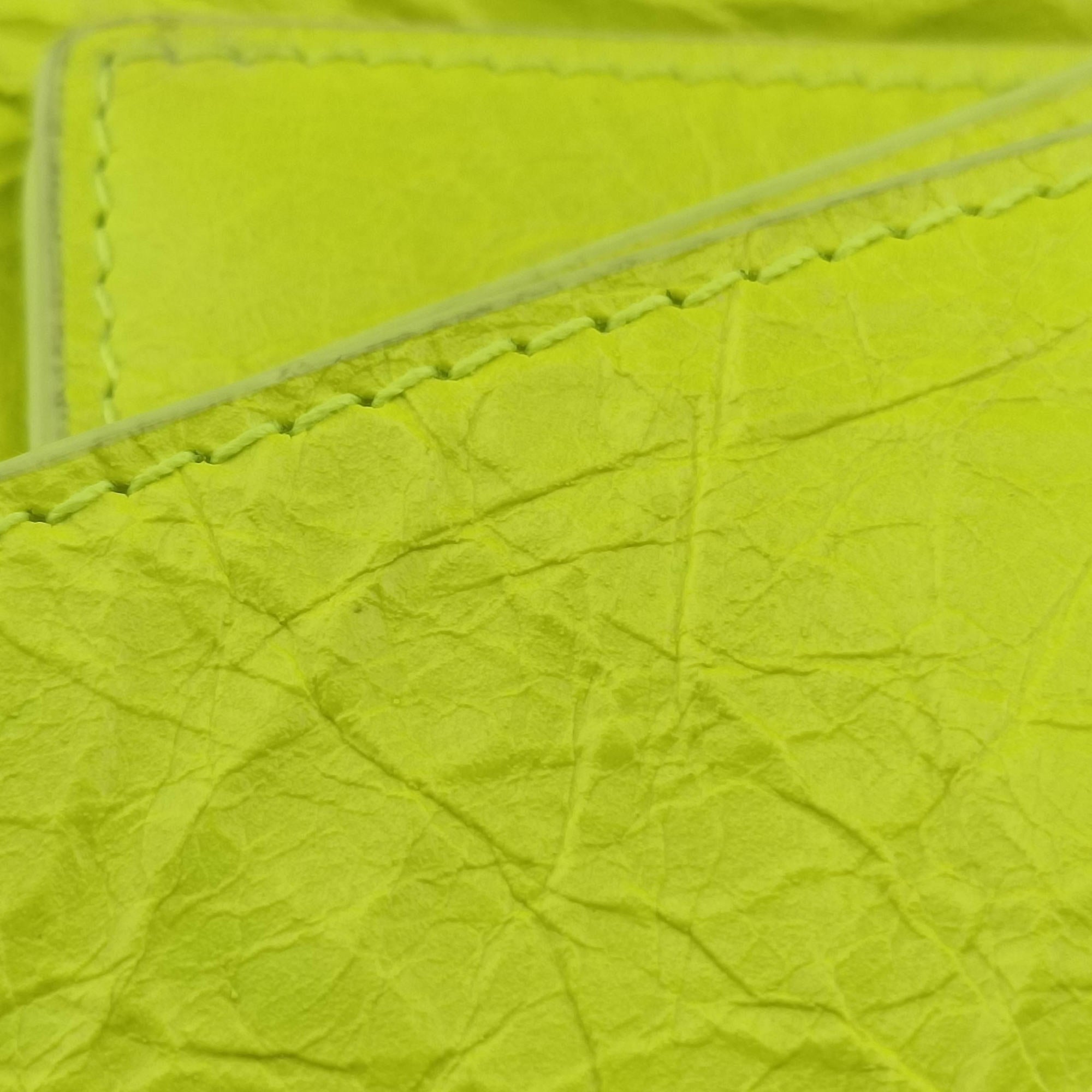 Pre-owned Balenciaga Superbusy XS Sling Bag Yellow leather 568008 shoulderbag | stylenewstar