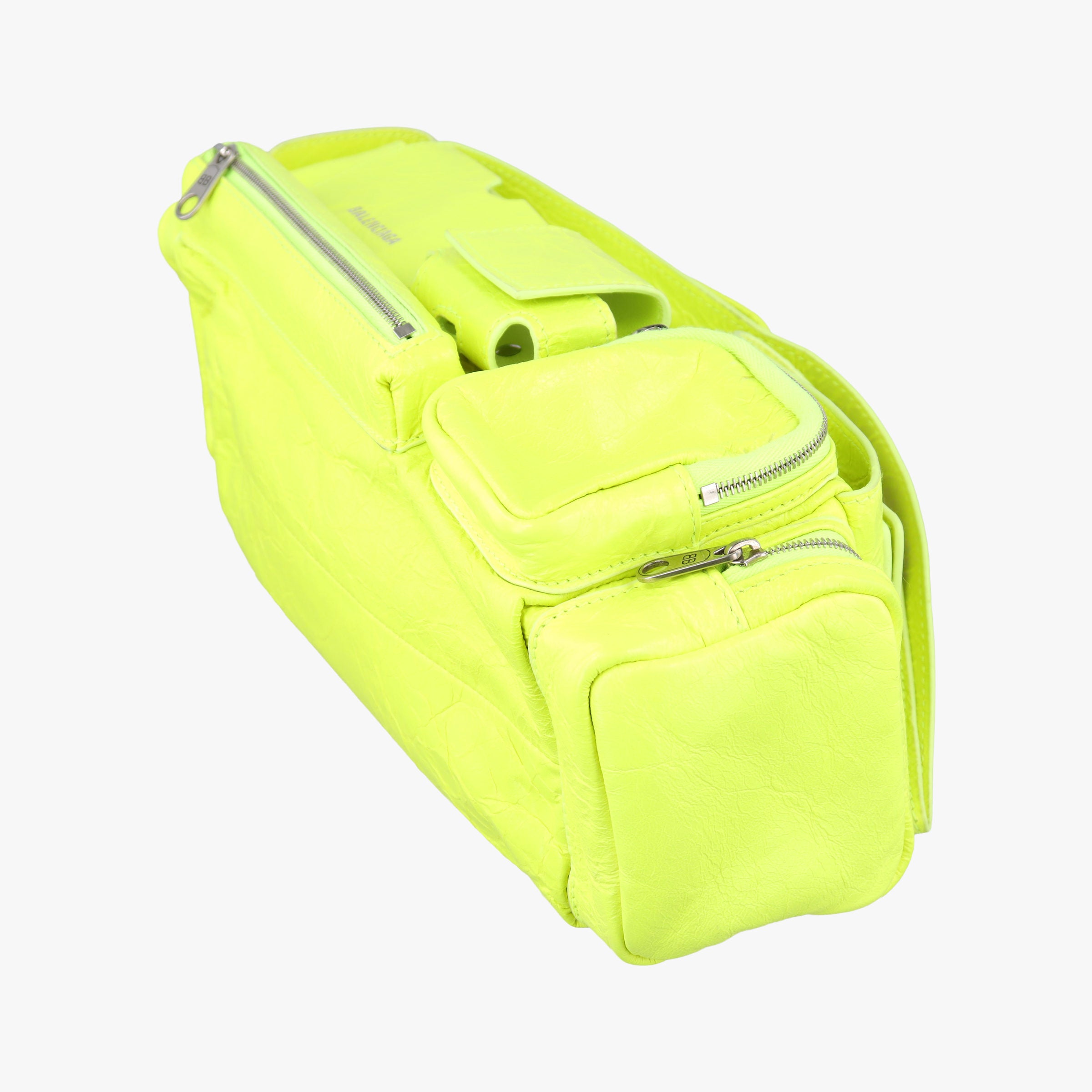 Pre-owned Balenciaga Superbusy XS Sling Bag Yellow leather 568008 shoulderbag | stylenewstar