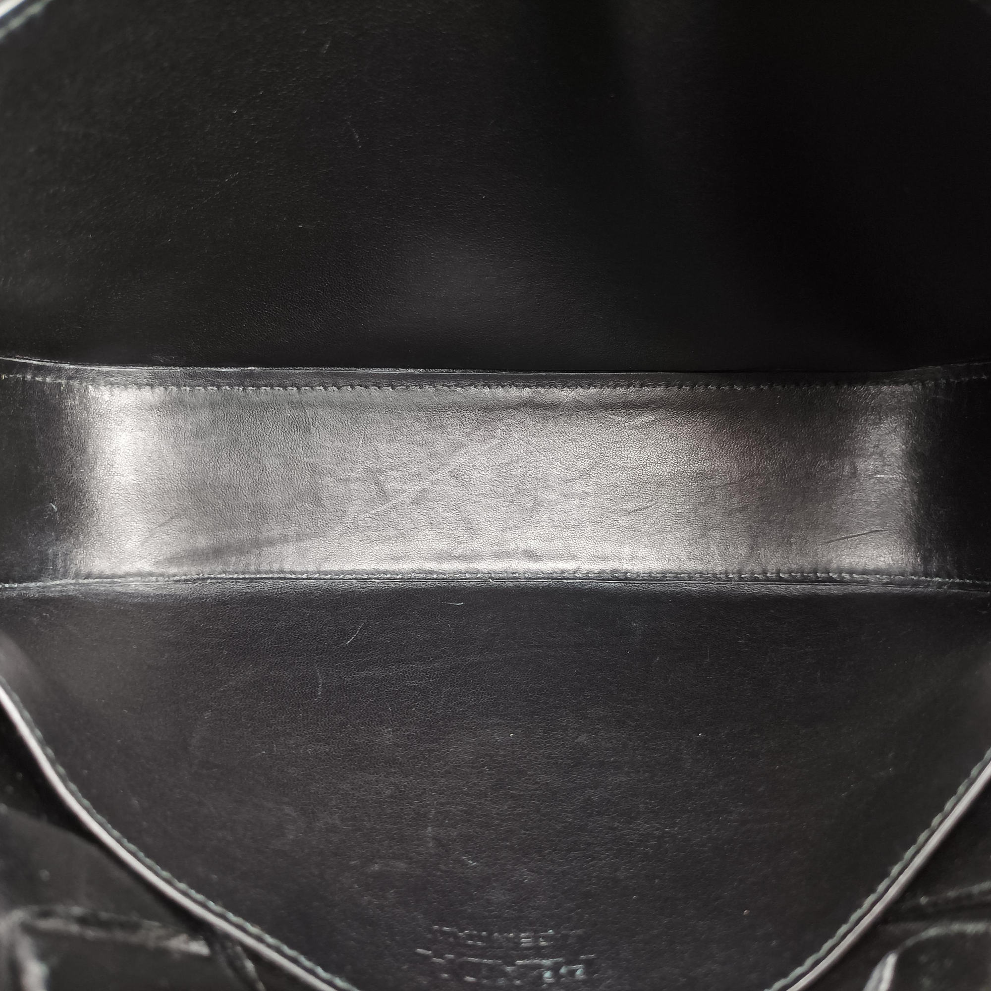 Pre-owned Bottega Veneta Vitello Intreccio Tress Black Leather  shoulderbag | stylenewstar