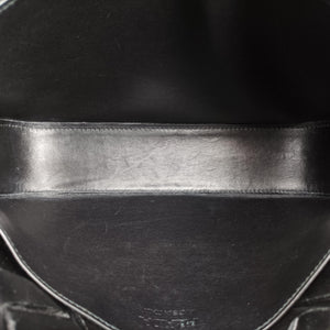 Pre-owned Bottega Veneta Vitello Intreccio Tress Black Leather  shoulderbag | stylenewstar