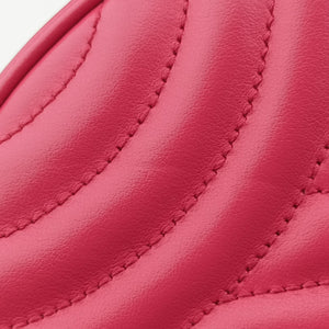 Secondhand Prada Impunture Diagramme Oval Pink leather 1BH131 shoulderbag | stylenewstar