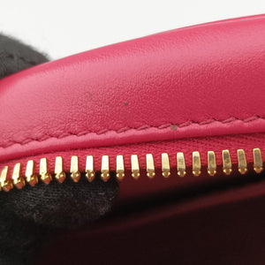Secondhand Prada Impunture Diagramme Oval Pink leather 1BH131 shoulderbag | stylenewstar