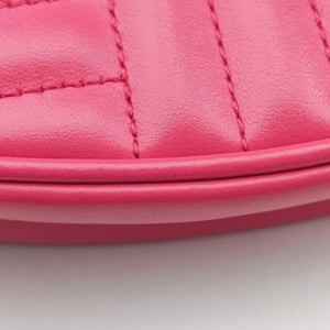 Secondhand Prada Impunture Diagramme Oval Pink leather 1BH131 shoulderbag | stylenewstar