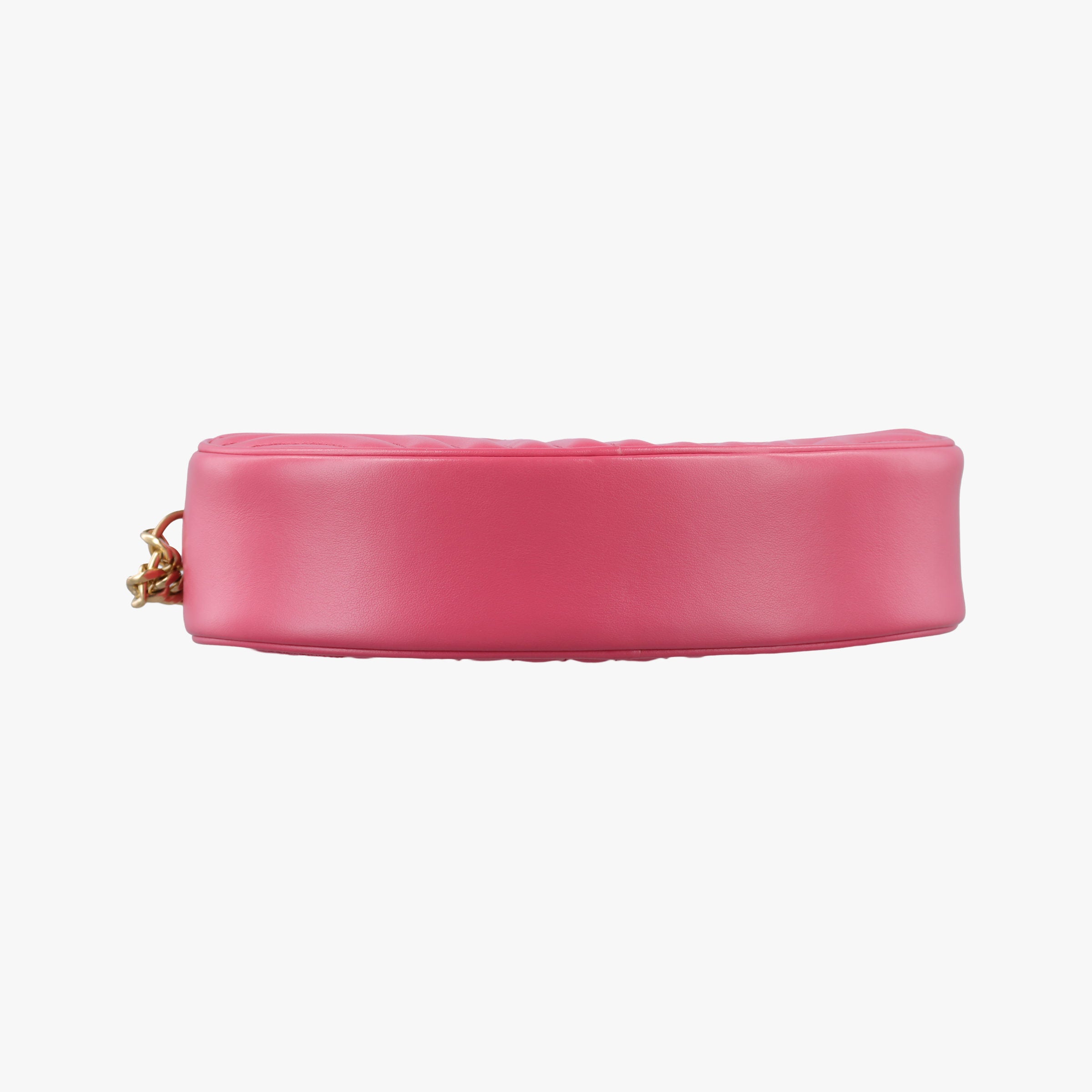 Secondhand Prada Impunture Diagramme Oval Pink leather 1BH131 shoulderbag | stylenewstar