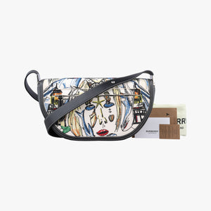 Secondhand Burberry Olympia Multicolour canvas×leather  shoulderbag | stylenewstar