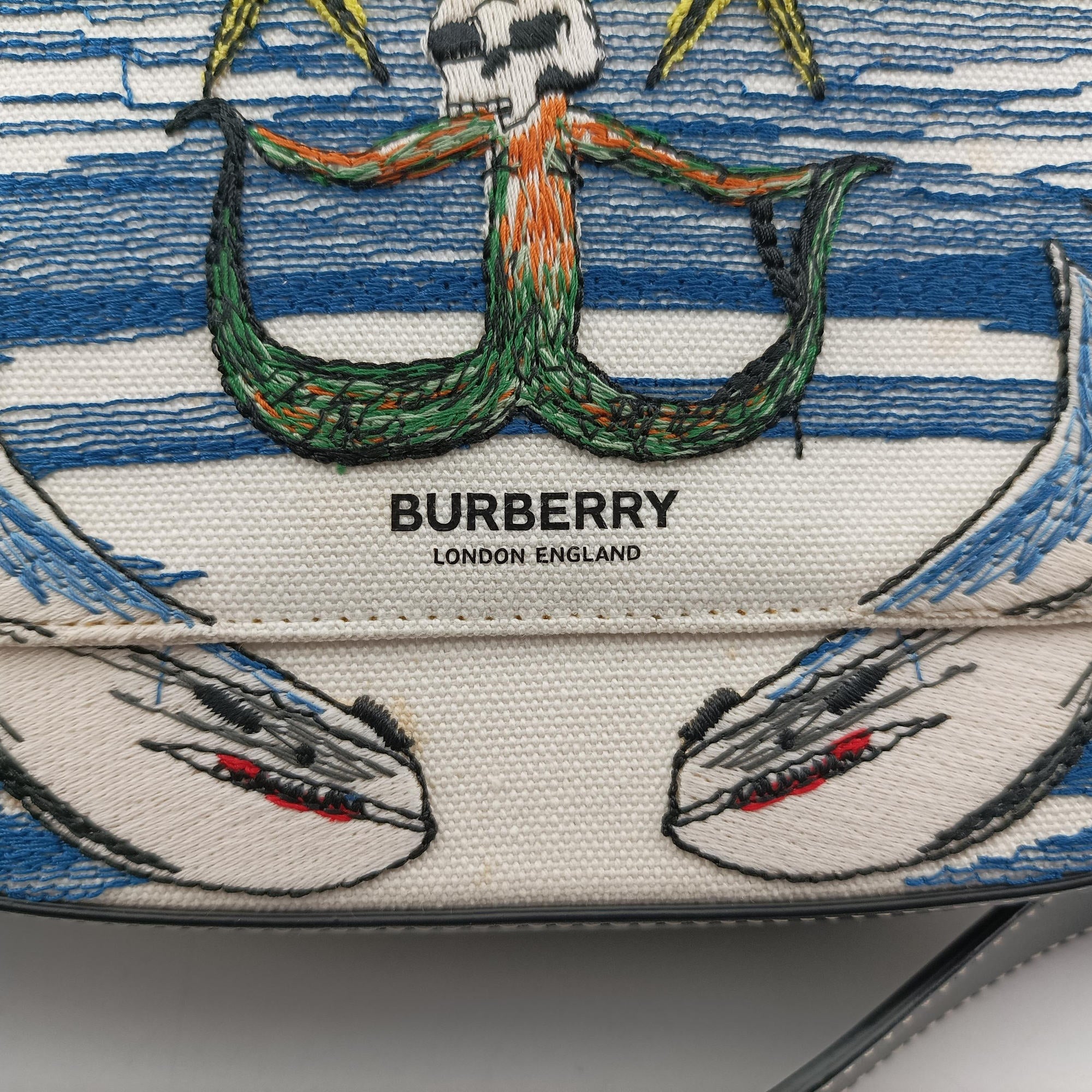 Secondhand Burberry Olympia Multicolour canvas×leather  shoulderbag | stylenewstar