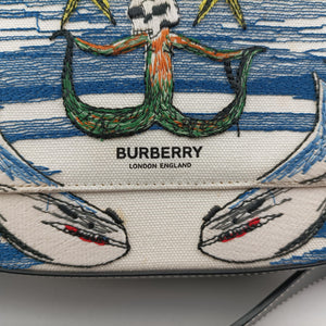 Secondhand Burberry Olympia Multicolour canvas×leather  shoulderbag | stylenewstar
