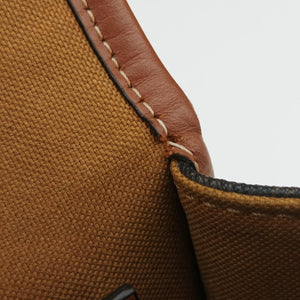 Secondhand Celine FOLCO Triomphe Brown PVC coated canvas  shoulderbag | stylenewstar