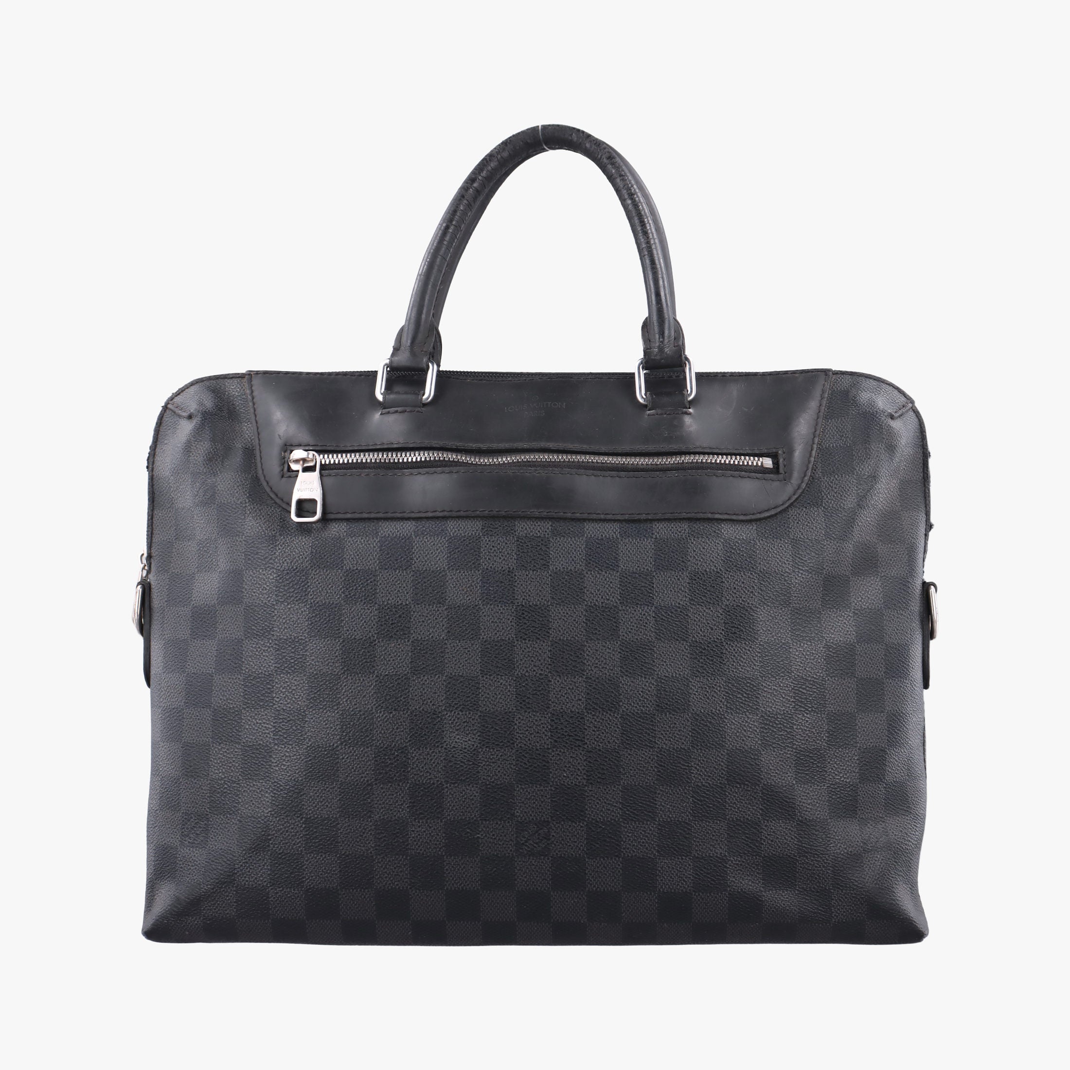 Secondhand Louis Vuitton Porte-Documents Jour NM Noir Damier Graphite N48260 handbag | stylenewstar