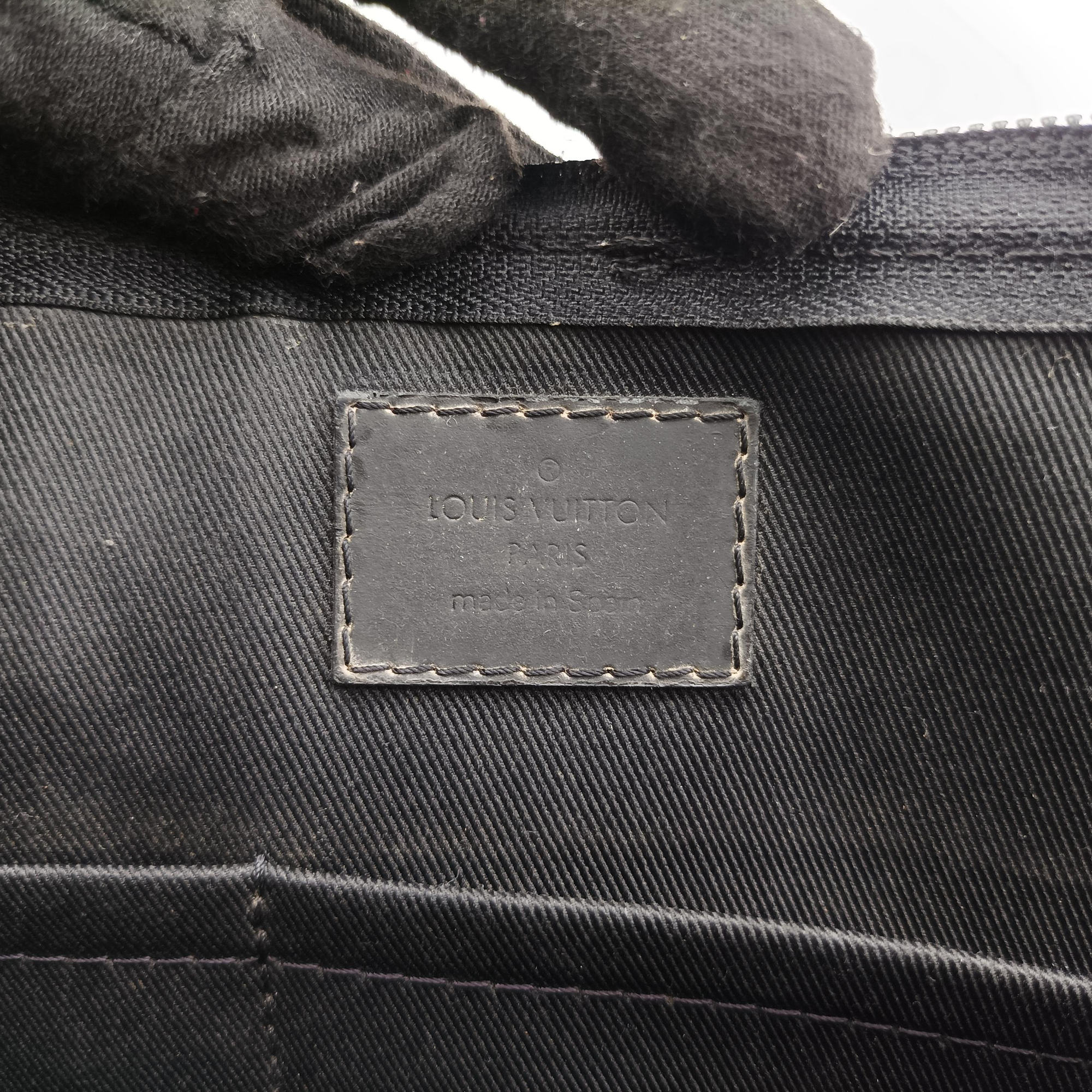 Secondhand Louis Vuitton Porte-Documents Jour NM Noir Damier Graphite N48260 handbag | stylenewstar