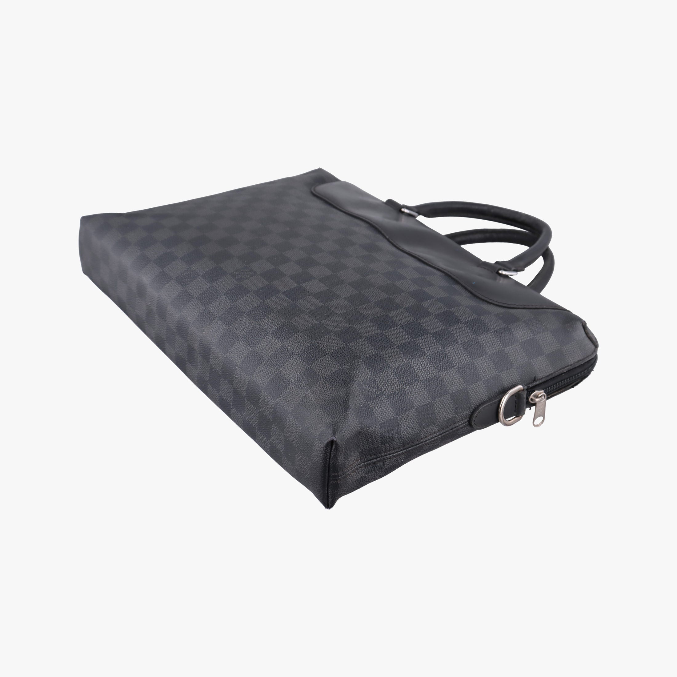 Secondhand Louis Vuitton Porte-Documents Jour NM Noir Damier Graphite N48260 handbag | stylenewstar