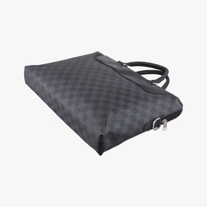 Secondhand Louis Vuitton Porte-Documents Jour NM Noir Damier Graphite N48260 handbag | stylenewstar