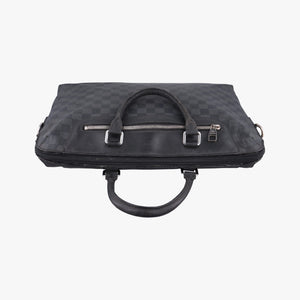 Secondhand Louis Vuitton Porte-Documents Jour NM Noir Damier Graphite N48260 handbag | stylenewstar