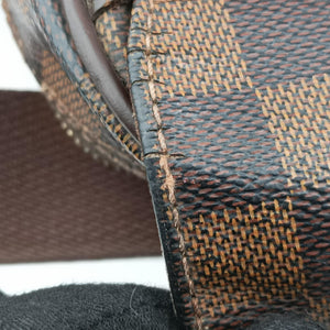 Pre-owned Louis Vuitton SHELTON EBENE Damier Canvas N41149 shoulderbag | stylenewstar