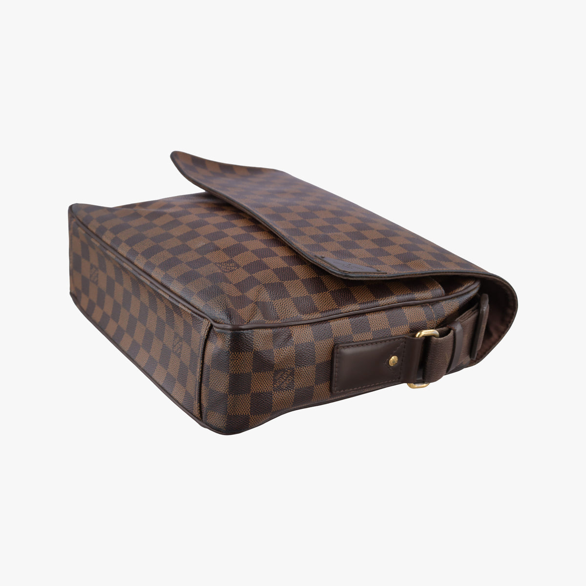 Pre-owned Louis Vuitton SHELTON EBENE Damier Canvas N41149 shoulderbag | stylenewstar