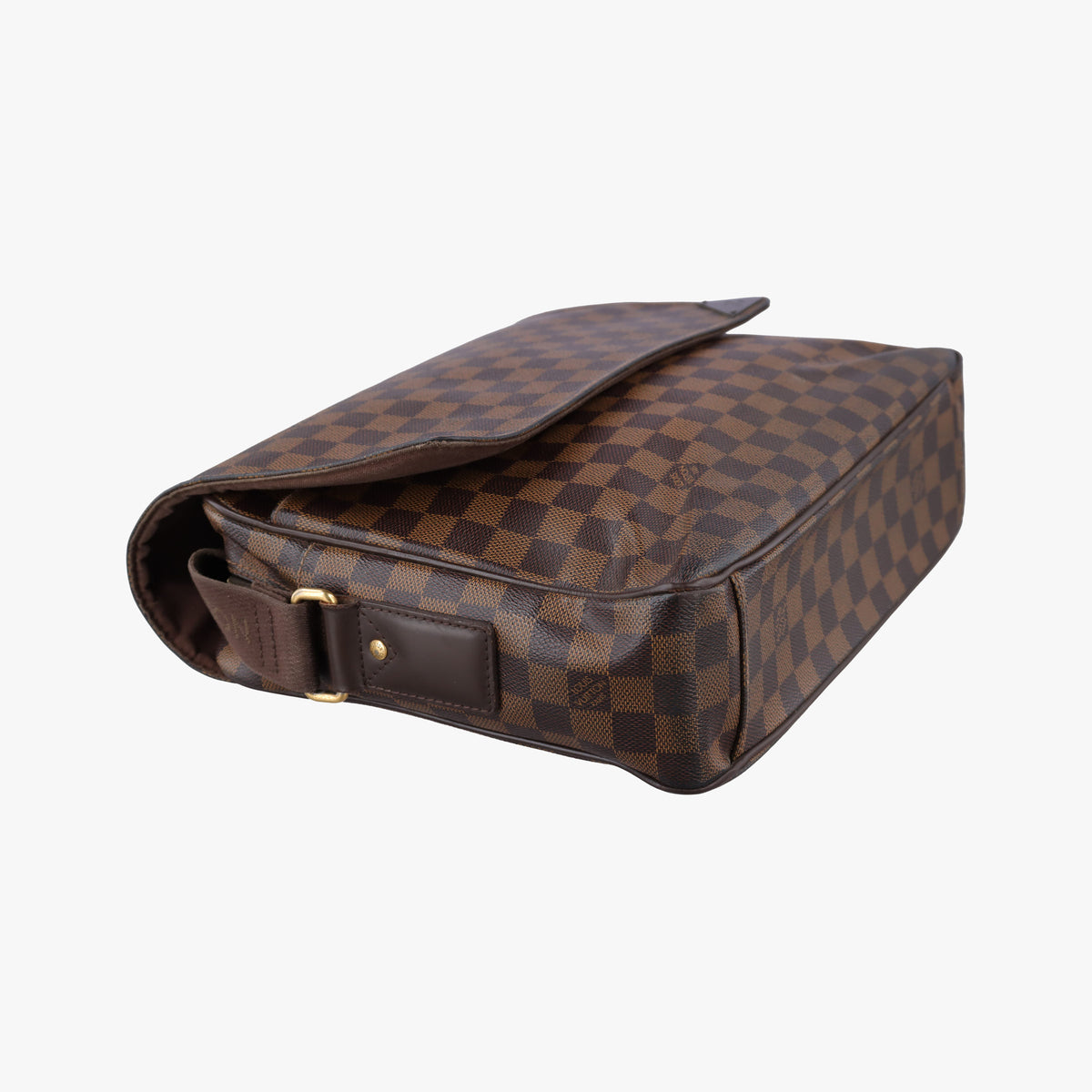 Pre-owned Louis Vuitton SHELTON EBENE Damier Canvas N41149 shoulderbag | stylenewstar