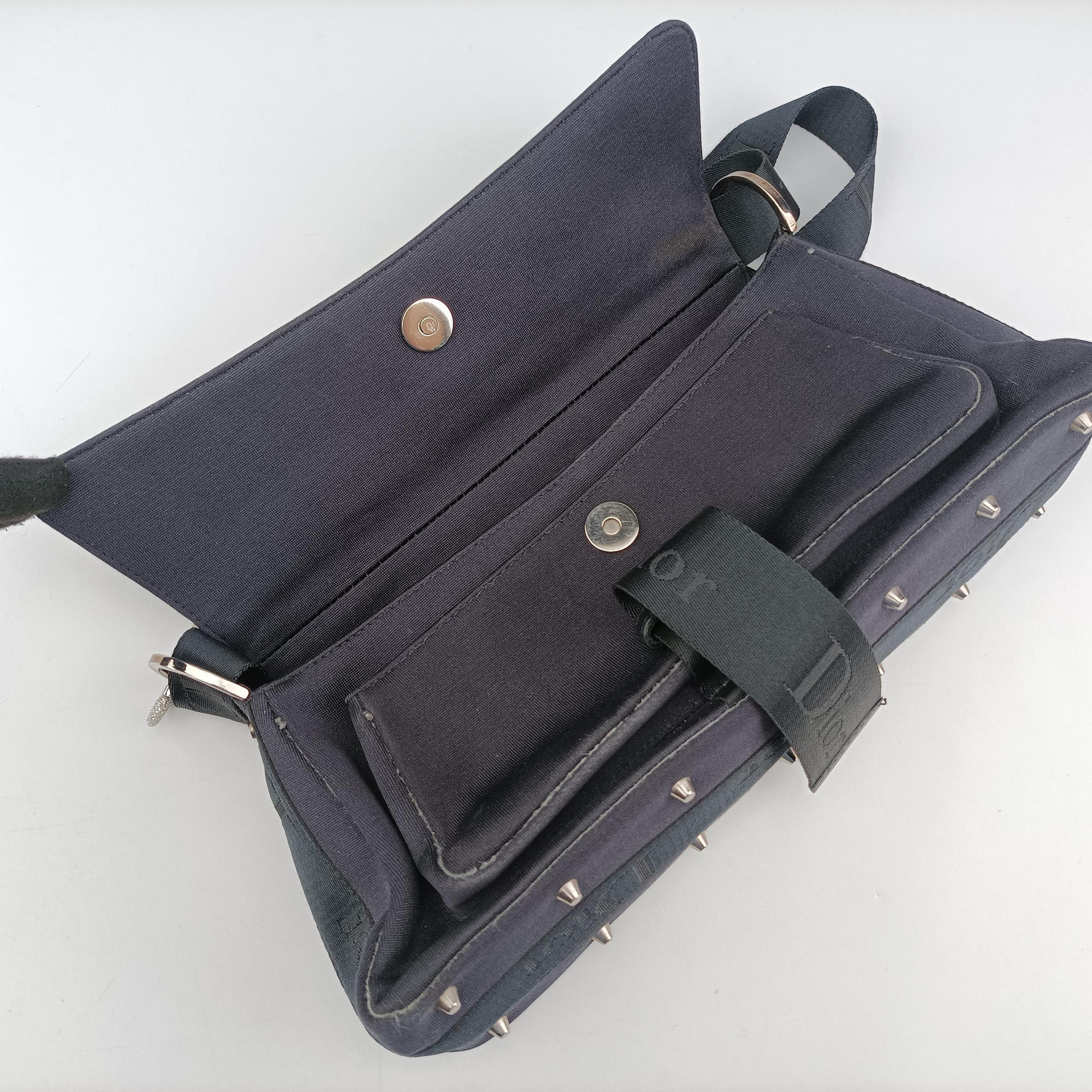 Secondhand Christian Dior Hardcore Navy Canvas  shoulderbag | stylenewstar
