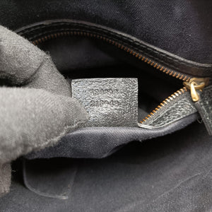 Pre-owned Gucci GG Canvas Black canvas 120893 shoulderbag | stylenewstar