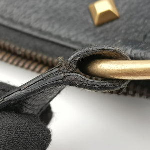 Pre-owned Gucci GG Canvas Black canvas 120893 shoulderbag | stylenewstar