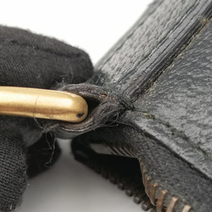 Pre-owned Gucci GG Canvas Black canvas 120893 shoulderbag | stylenewstar