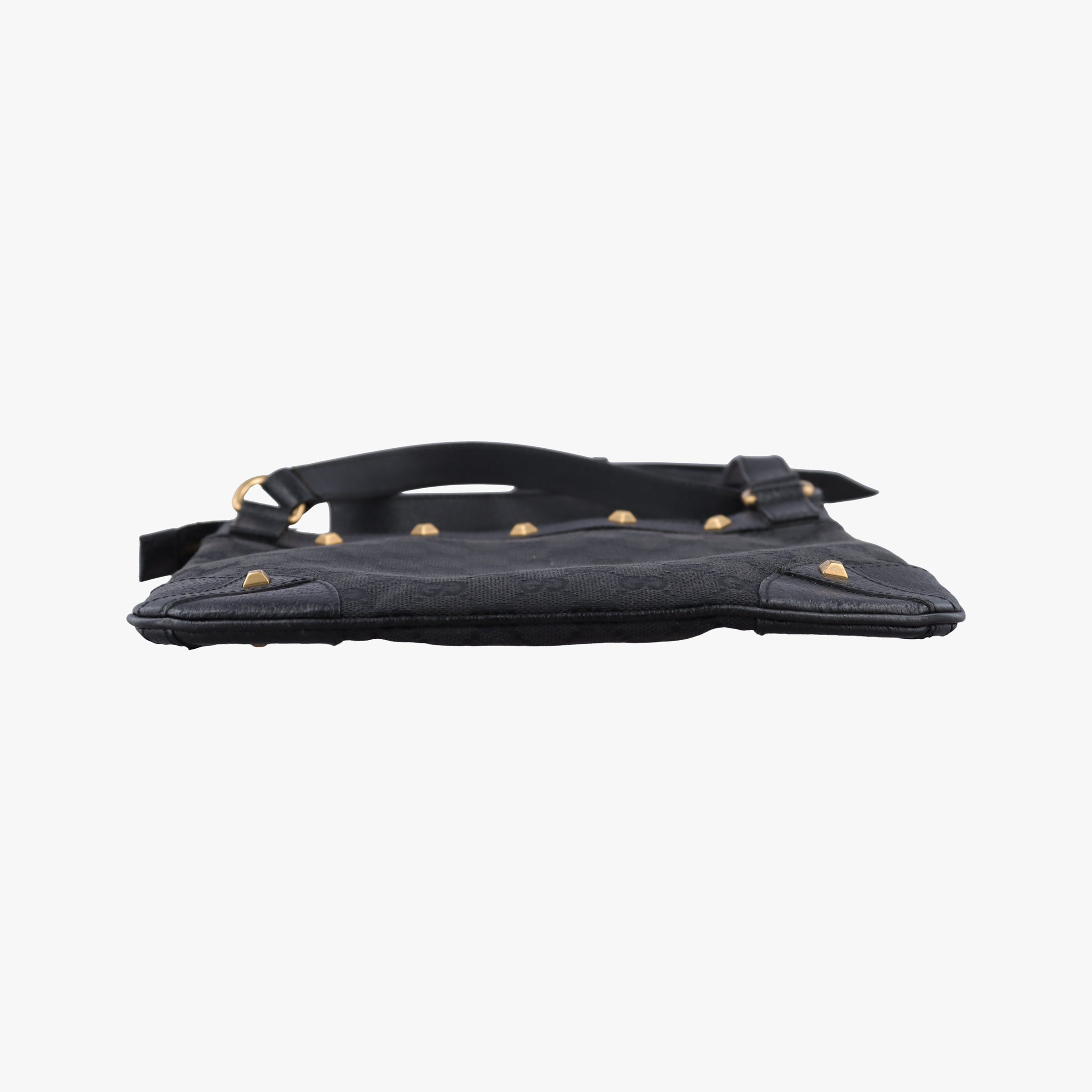 Pre-owned Gucci GG Canvas Black canvas 120893 shoulderbag | stylenewstar