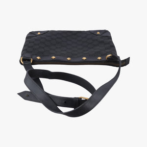 Pre-owned Gucci GG Canvas Black canvas 120893 shoulderbag | stylenewstar