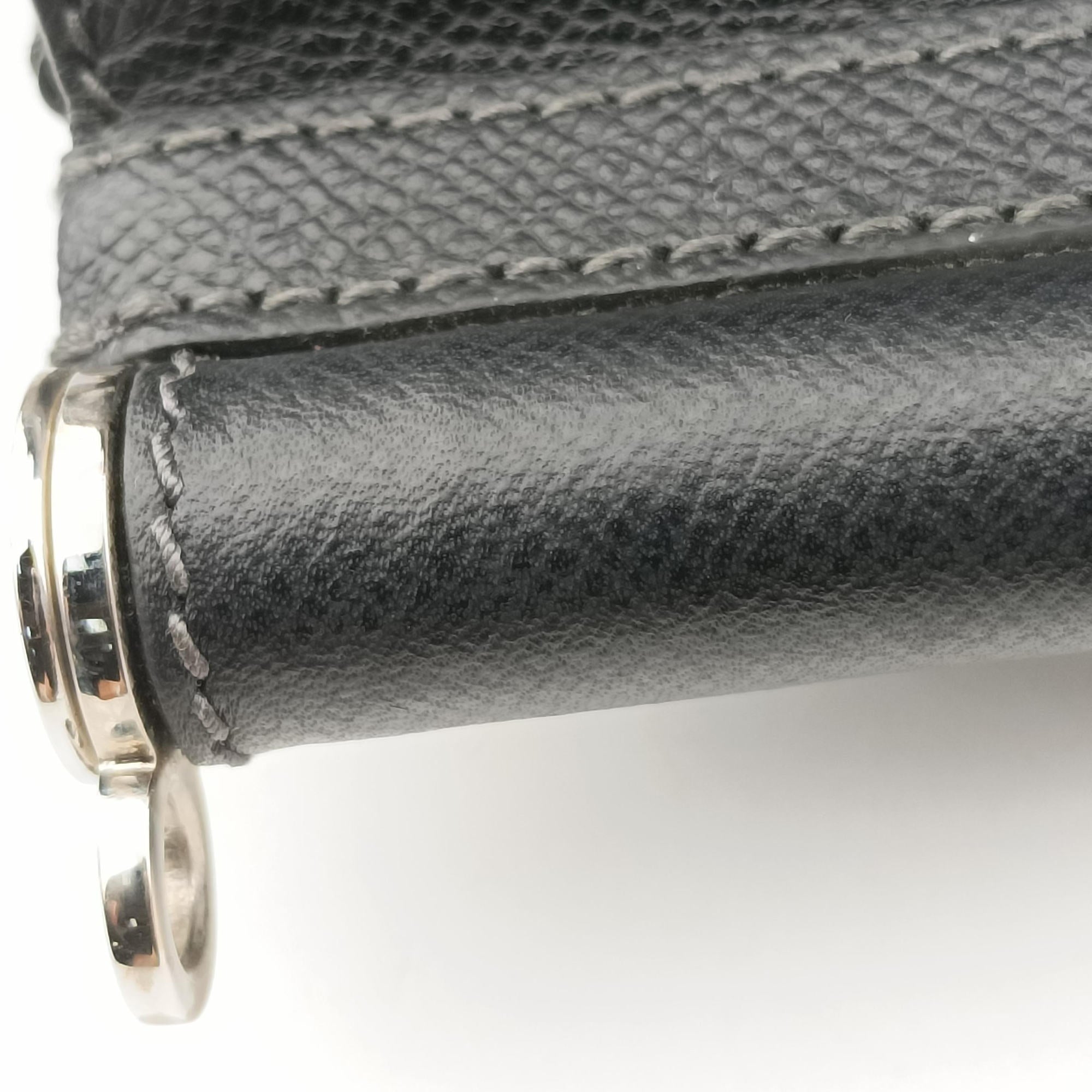 Pre-owned Dolce & Gabbana SICILY Black Leather  shoulderbag | stylenewstar