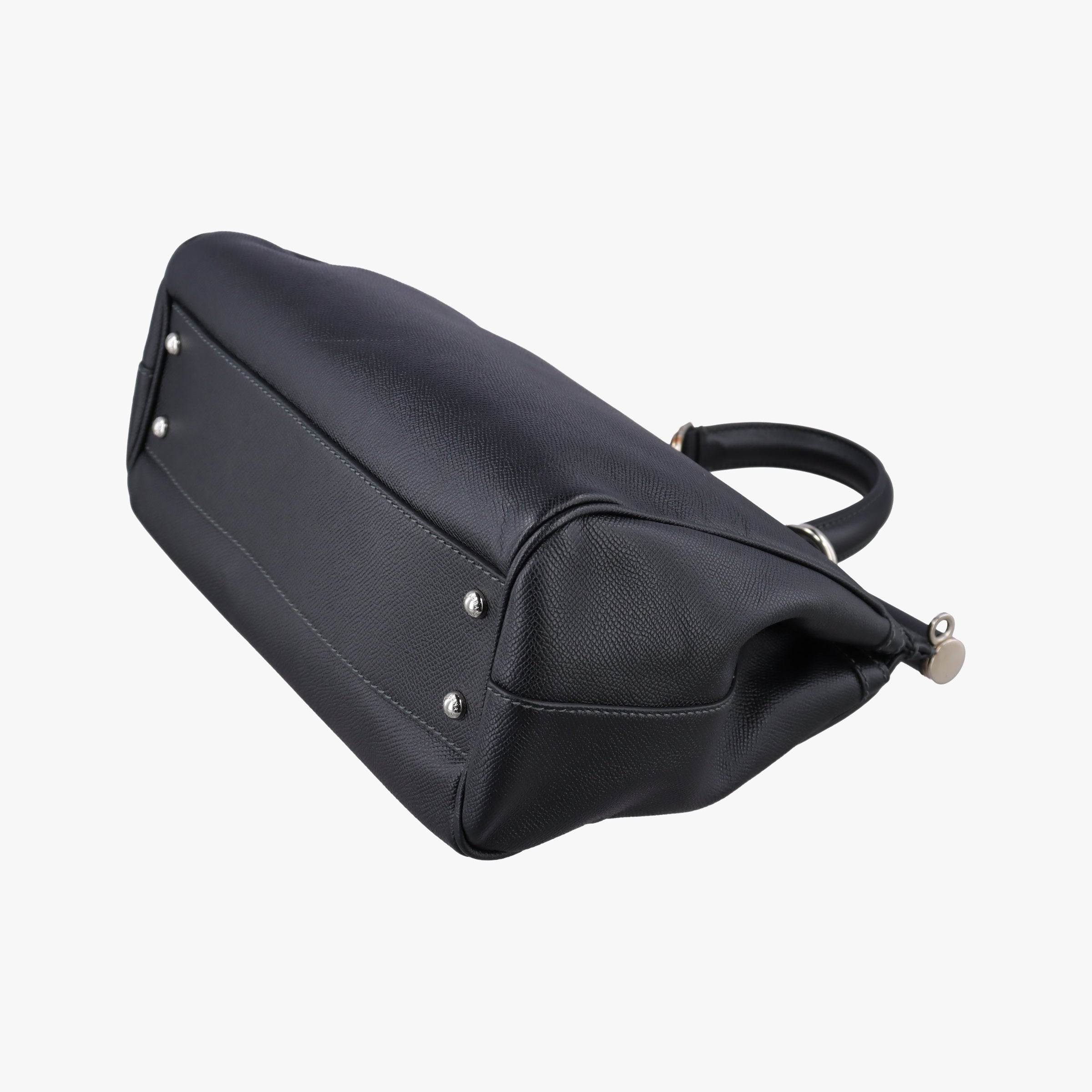 Pre-owned Dolce & Gabbana SICILY Black Leather  shoulderbag | stylenewstar