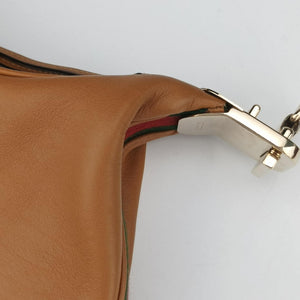 Pre-owned Gucci Attache G-Shaped Hook Brown leather 699409 shoulderbag | stylenewstar