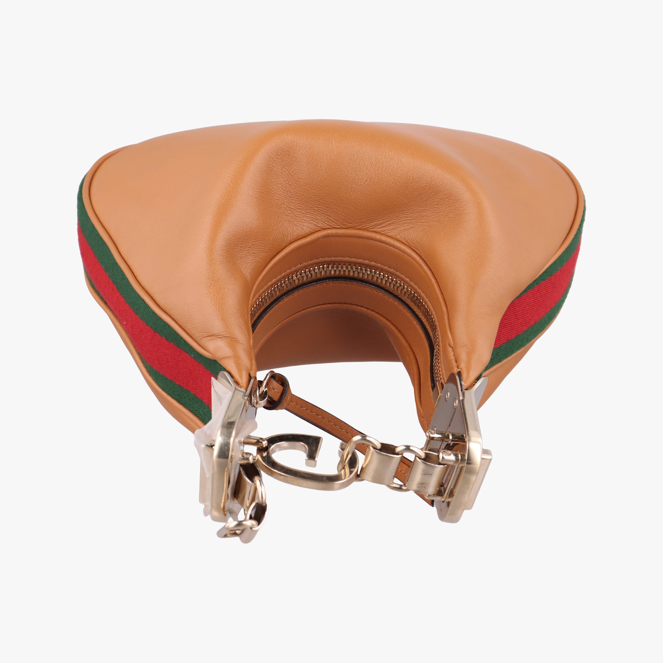 Pre-owned Gucci Attache G-Shaped Hook Brown leather 699409 shoulderbag | stylenewstar
