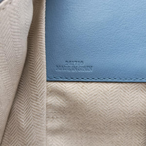 Pre-owned Loewe hammock Blue x Light Blue leather  shoulderbag | stylenewstar