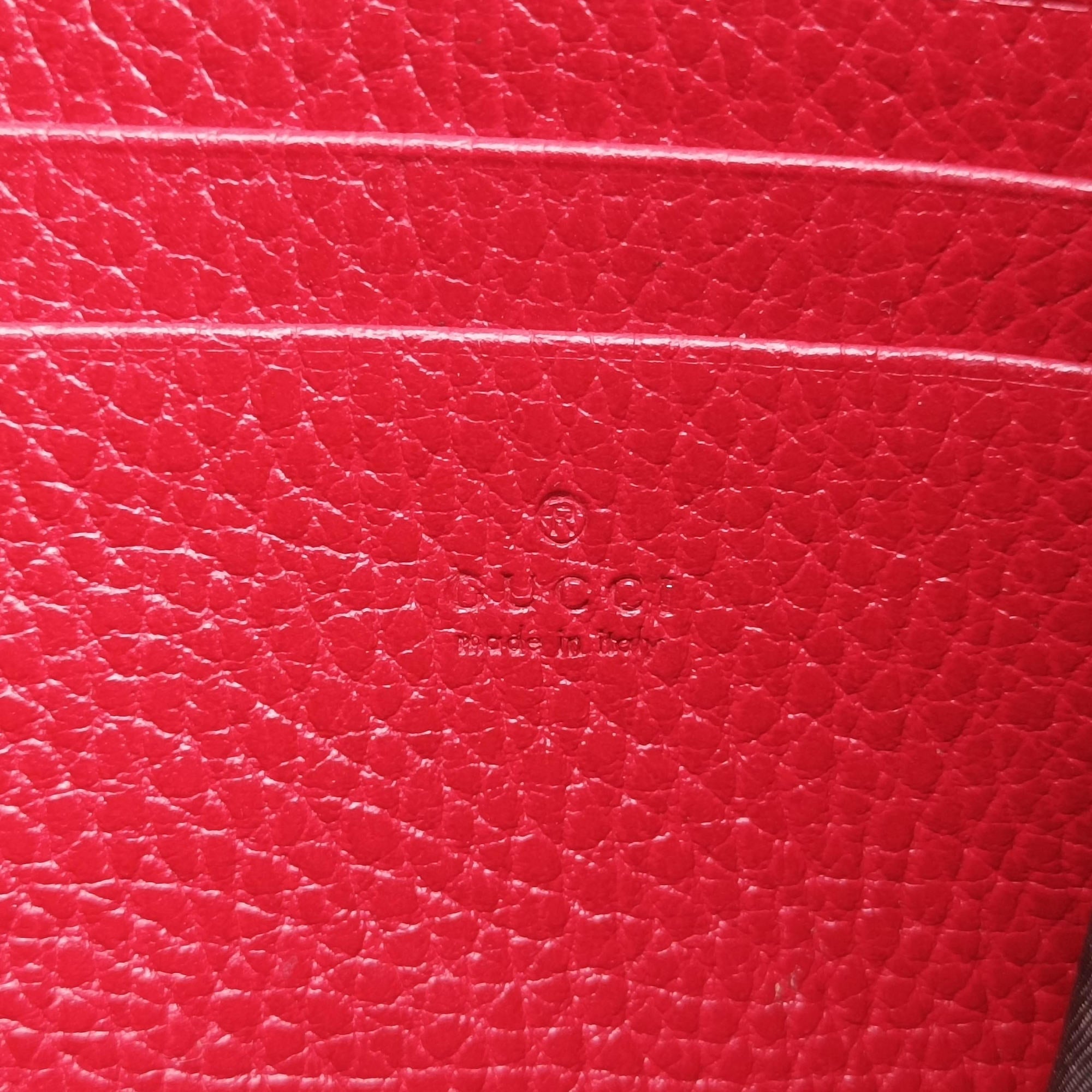 Pre-owned Gucci Dionysus Red Leather 401231 shoulderbag | stylenewstar