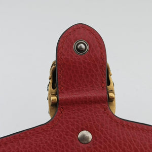 Pre-owned Gucci Dionysus Red Leather 401231 shoulderbag | stylenewstar