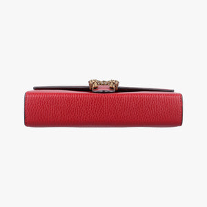 Pre-owned Gucci Dionysus Red Leather 401231 shoulderbag | stylenewstar