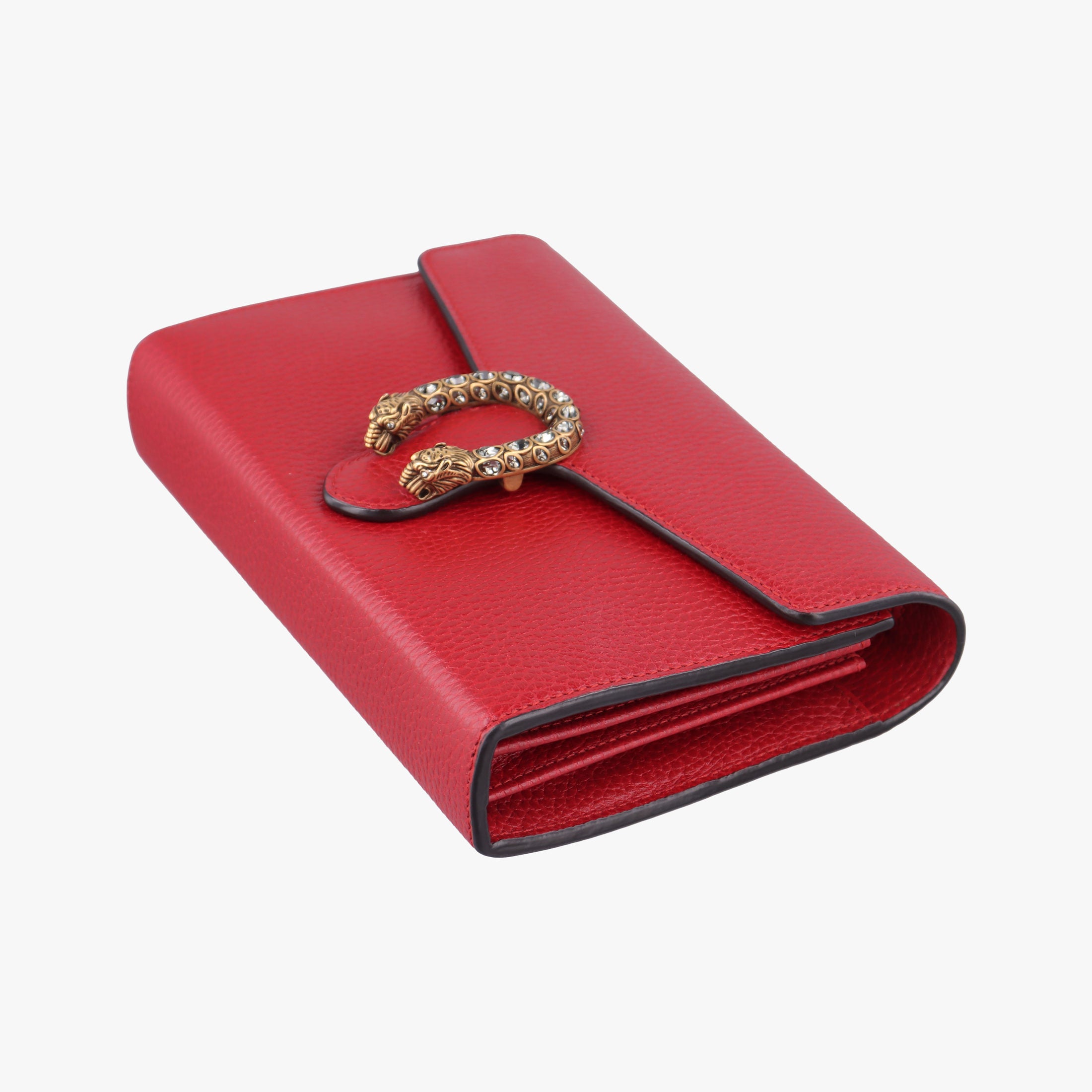 Pre-owned Gucci Dionysus Red Leather 401231 shoulderbag | stylenewstar