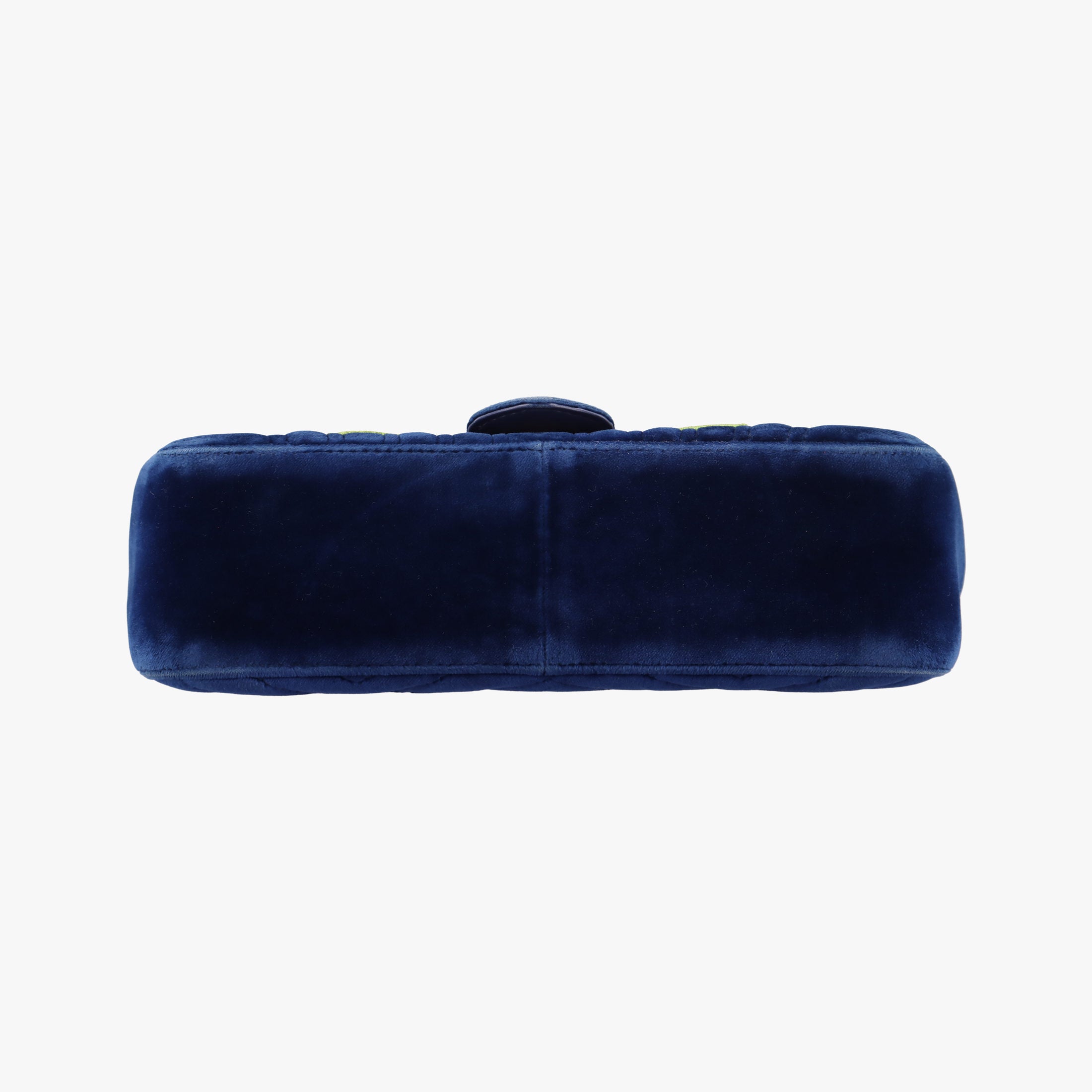 Vintage Gucci GG Marmont Navy×Multicolour velour 443497 shoulderbag | stylenewstar