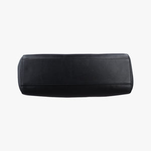 Pre-owned Gucci Bamboo Nymphaea Medium Top Handle Black Leather 453766 shoulderbag | stylenewstar