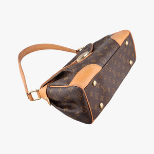 Pre-owned Louis Vuitton Beverly MM brown Monogram Canvas M40121 shoulderbag | stylenewstar