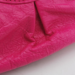 Pre-owned Balenciaga Le Cagole Pink lambskin  shoulderbag | stylenewstar
