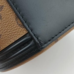 Pre-owned Louis Vuitton Cannes Brown × Black Monogram Reverse Giant M43986 shoulderbag | stylenewstar