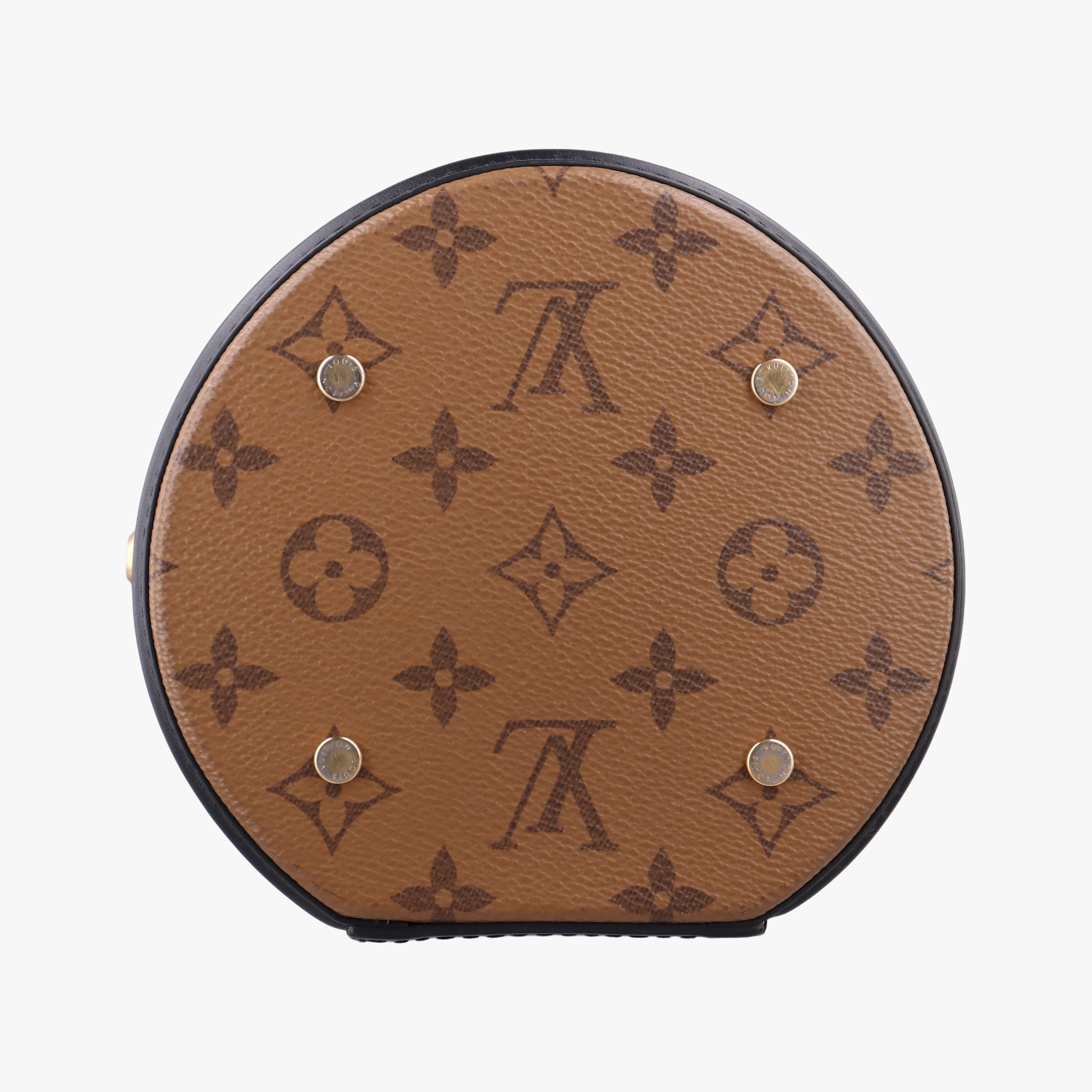 Pre-owned Louis Vuitton Cannes Brown × Black Monogram Reverse Giant M43986 shoulderbag | stylenewstar