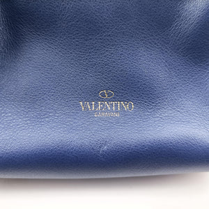 Secondhand Valentino Rockstud Blue Leather  shoulderbag | stylenewstar