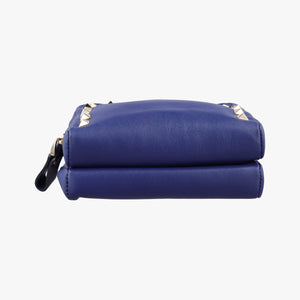 Secondhand Valentino Rockstud Blue Leather  shoulderbag | stylenewstar