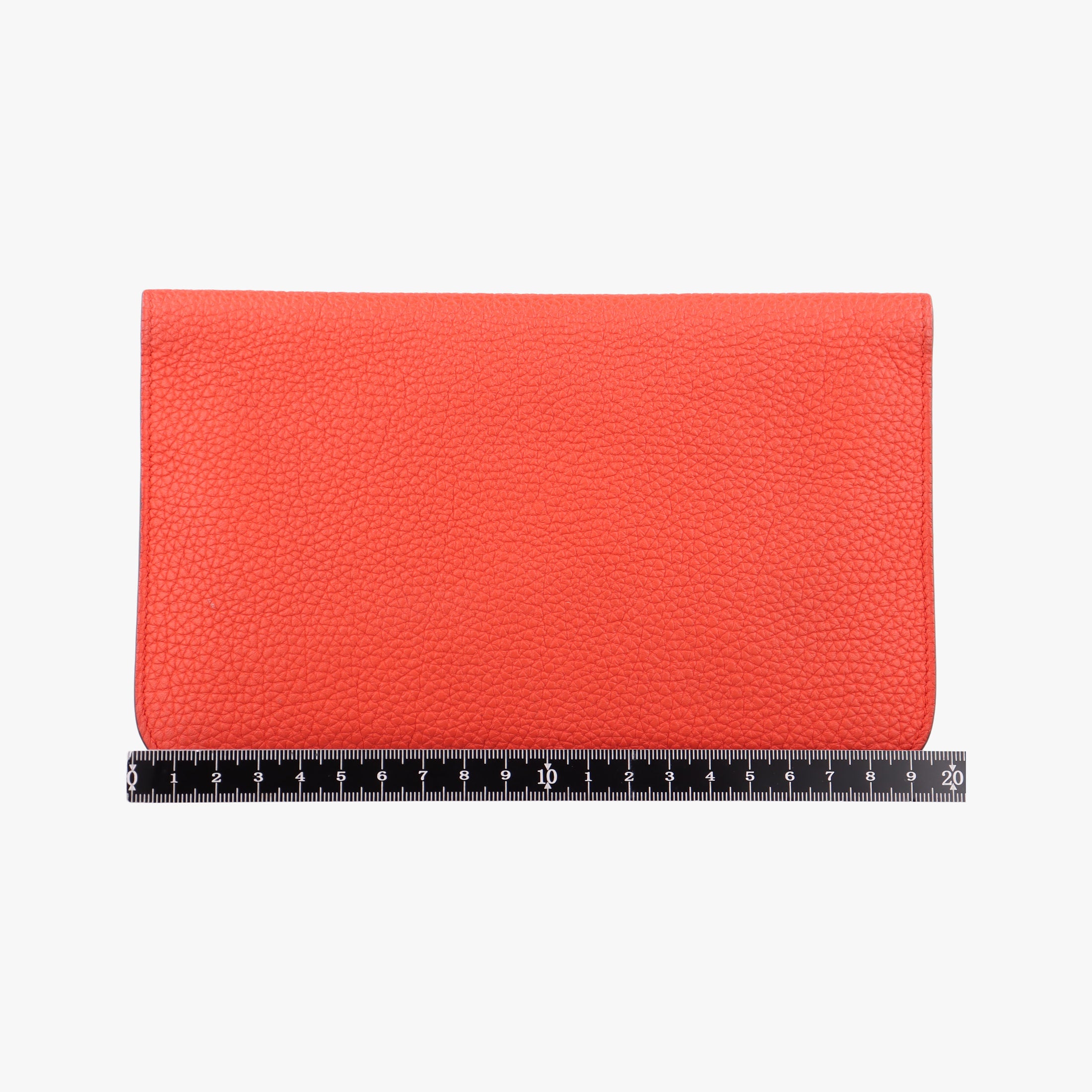 Secondhand Hermes Dogon Duo Orange Togo  clutchbag | stylenewstar
