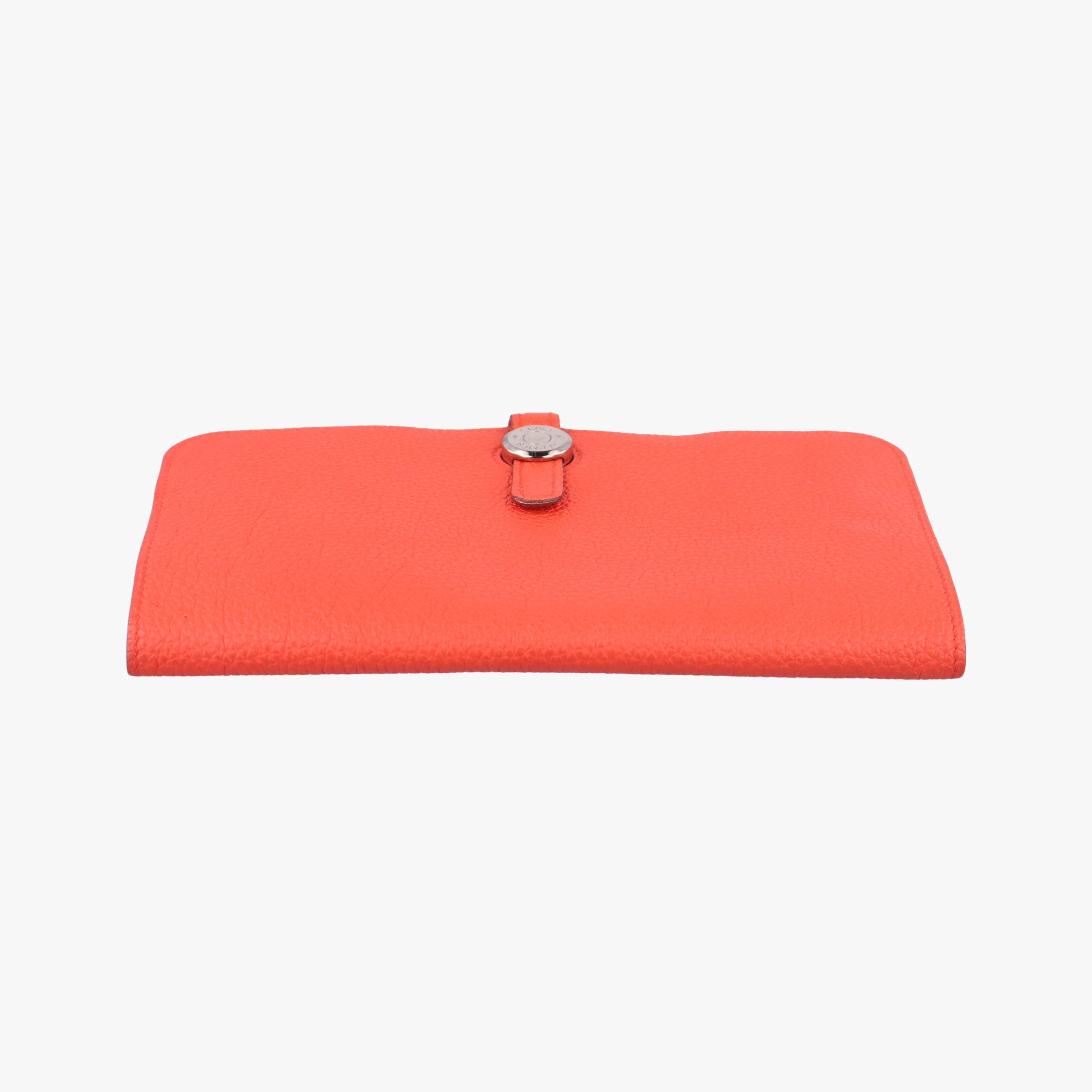 Secondhand Hermes Dogon Duo Orange Togo  clutchbag | stylenewstar