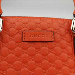 Pre-owned Gucci Microguccissima Orange Leather 510289 shoulderbag | stylenewstar