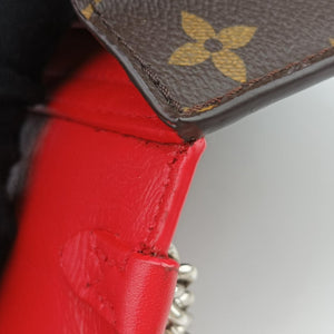 Pre-owned Louis Vuitton TRIBAL MASK Brown Monogram canvas×leather M50129 shoulderbag | stylenewstar