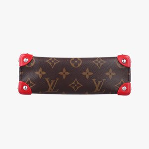 Pre-owned Louis Vuitton TRIBAL MASK Brown Monogram canvas×leather M50129 shoulderbag | stylenewstar