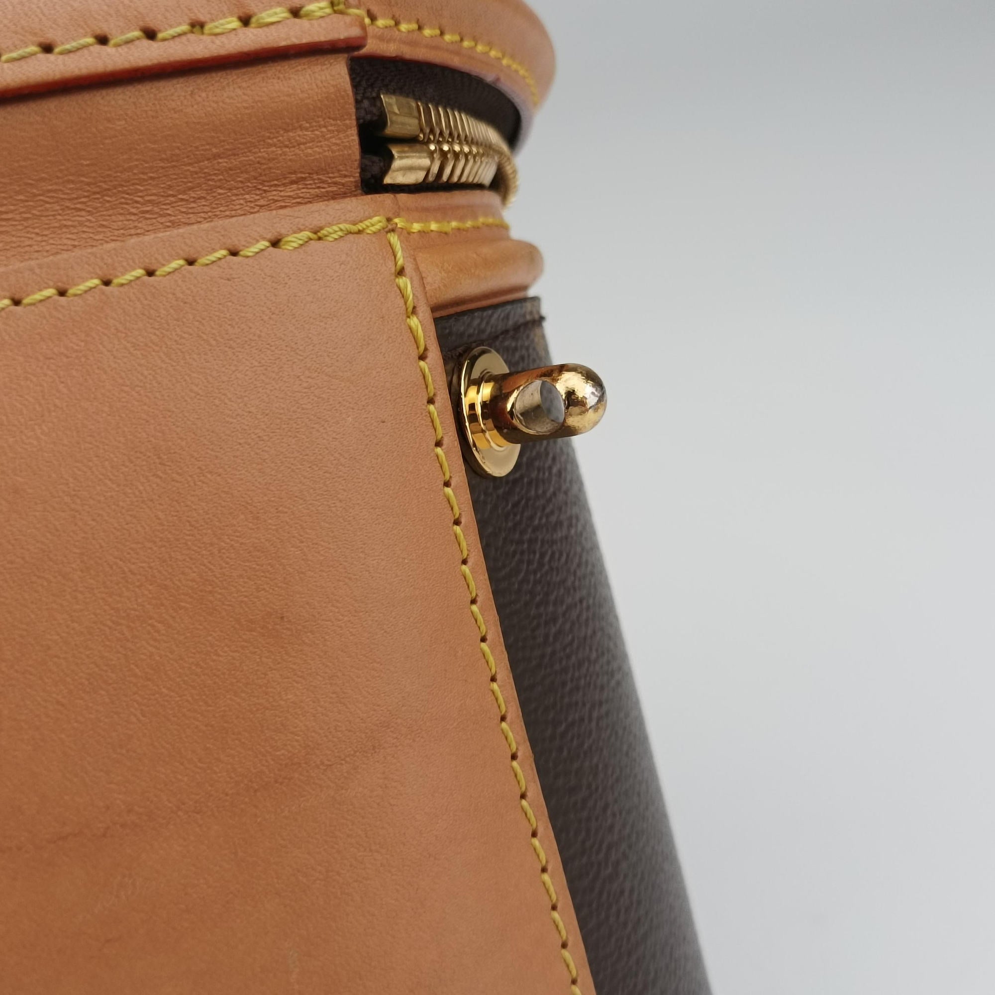 Pre-owned Louis Vuitton Cannes Brown Monogram Reverse Giant M44603 shoulderbag | stylenewstar
