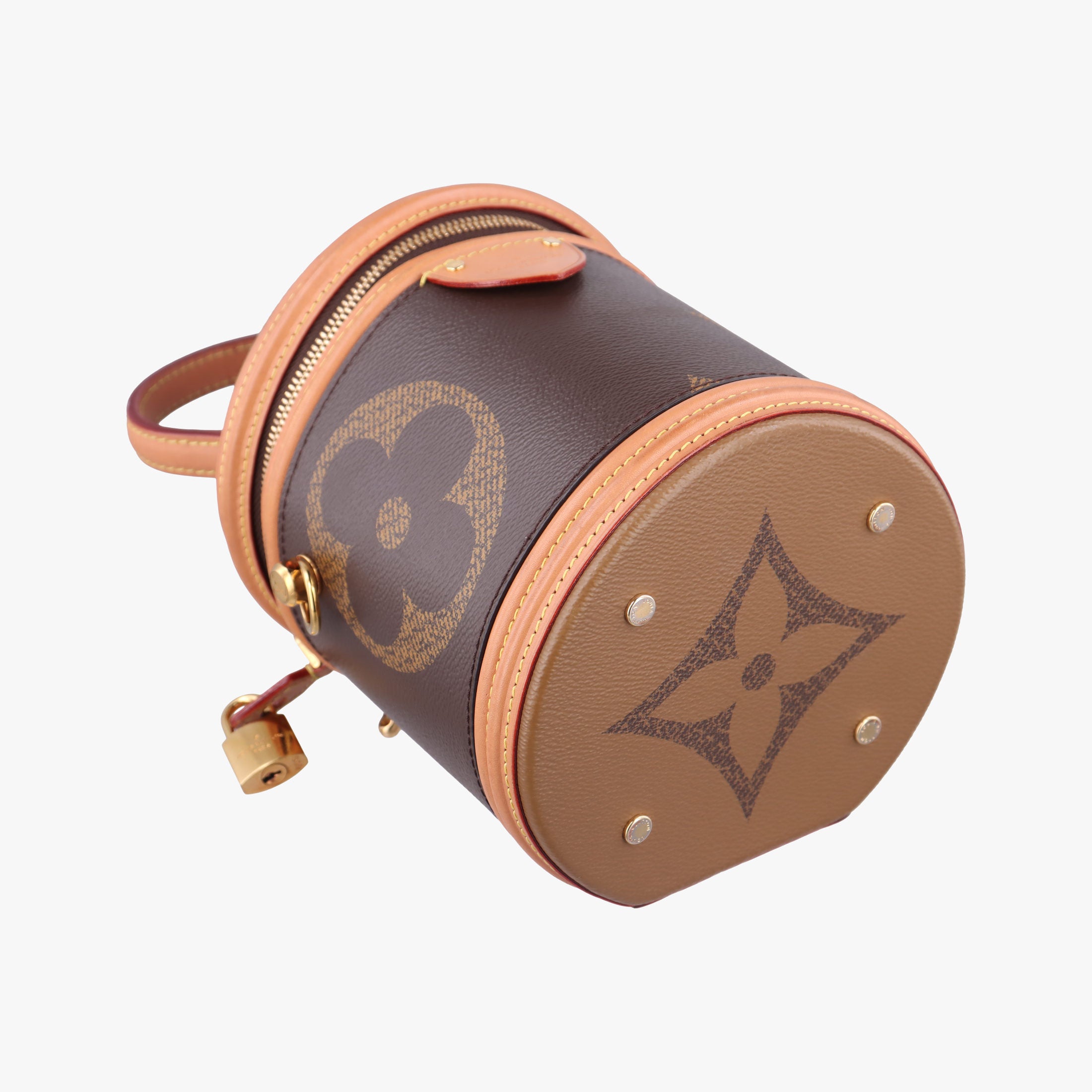 Pre-owned Louis Vuitton Cannes Brown Monogram Reverse Giant M44603 shoulderbag | stylenewstar